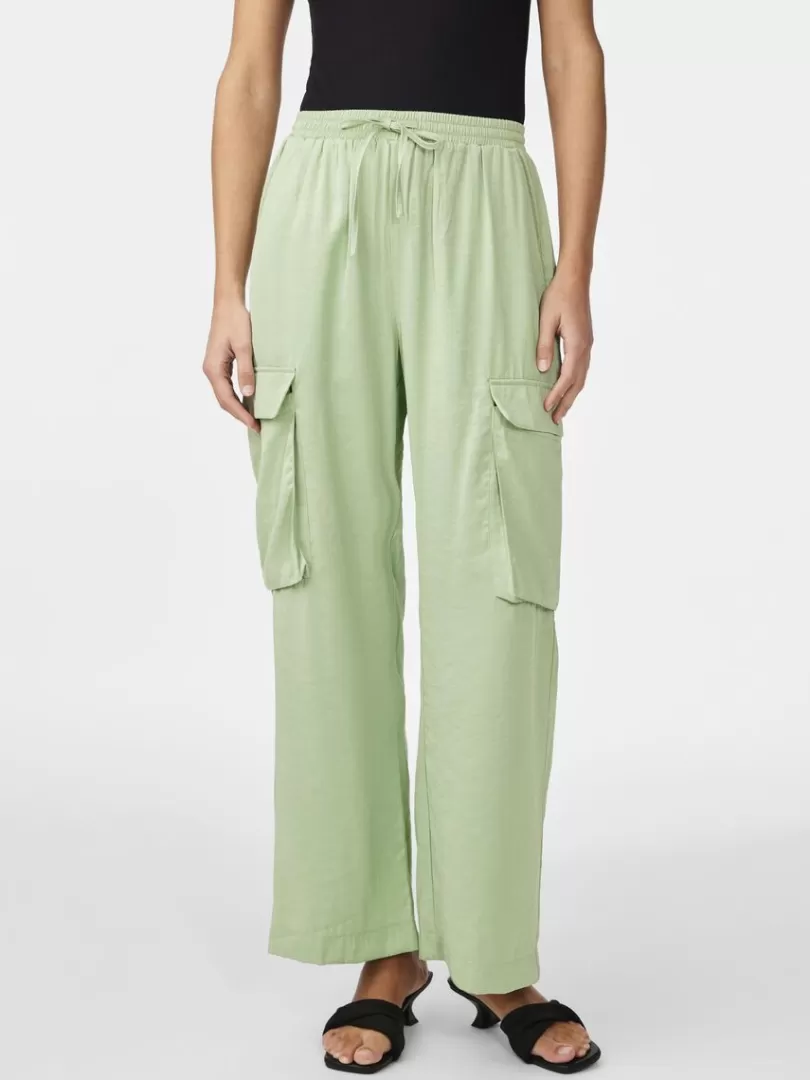 Trousers>Yas ABARA CARGO TROUSERS QuietGreen