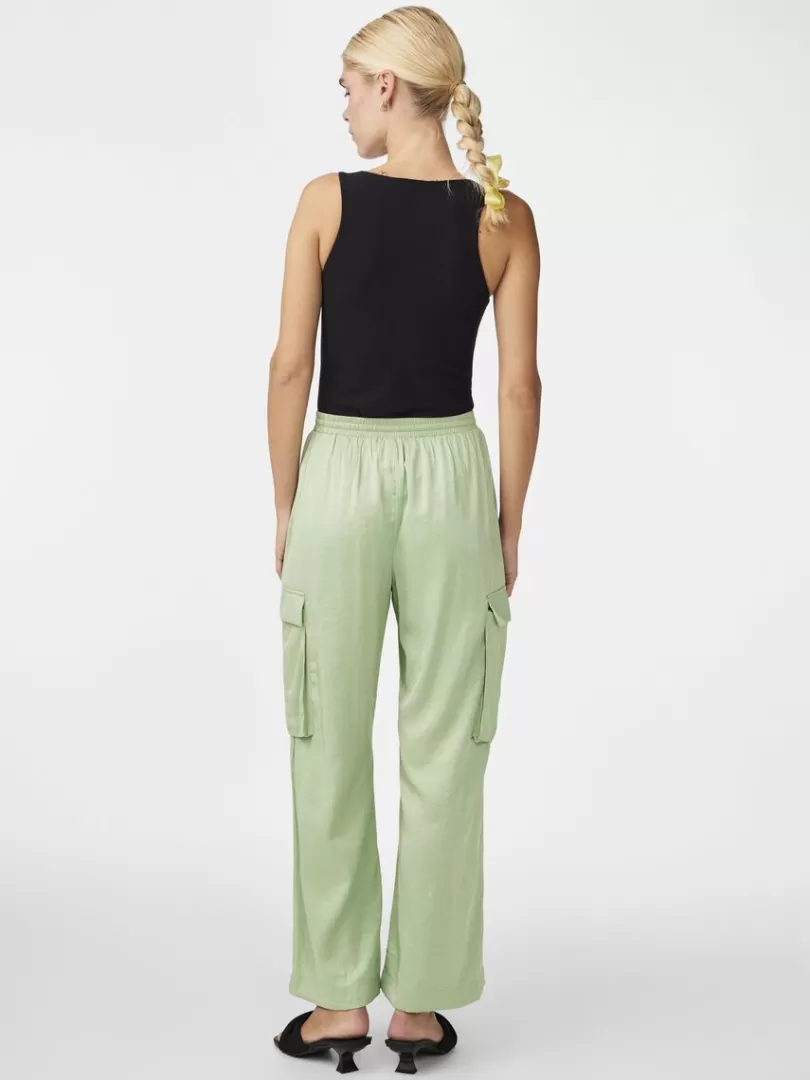 Trousers>Yas ABARA CARGO TROUSERS QuietGreen