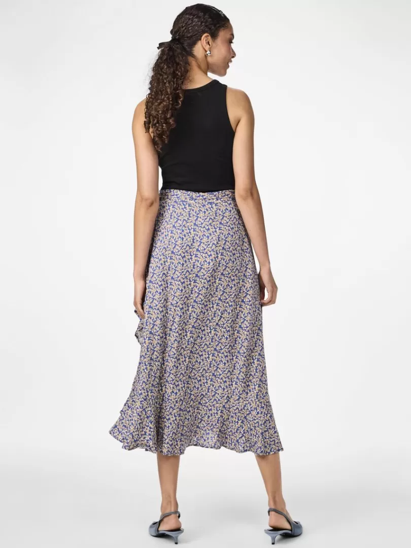 Skirts>Yas ALIRA WRAP SKIRT Bluing