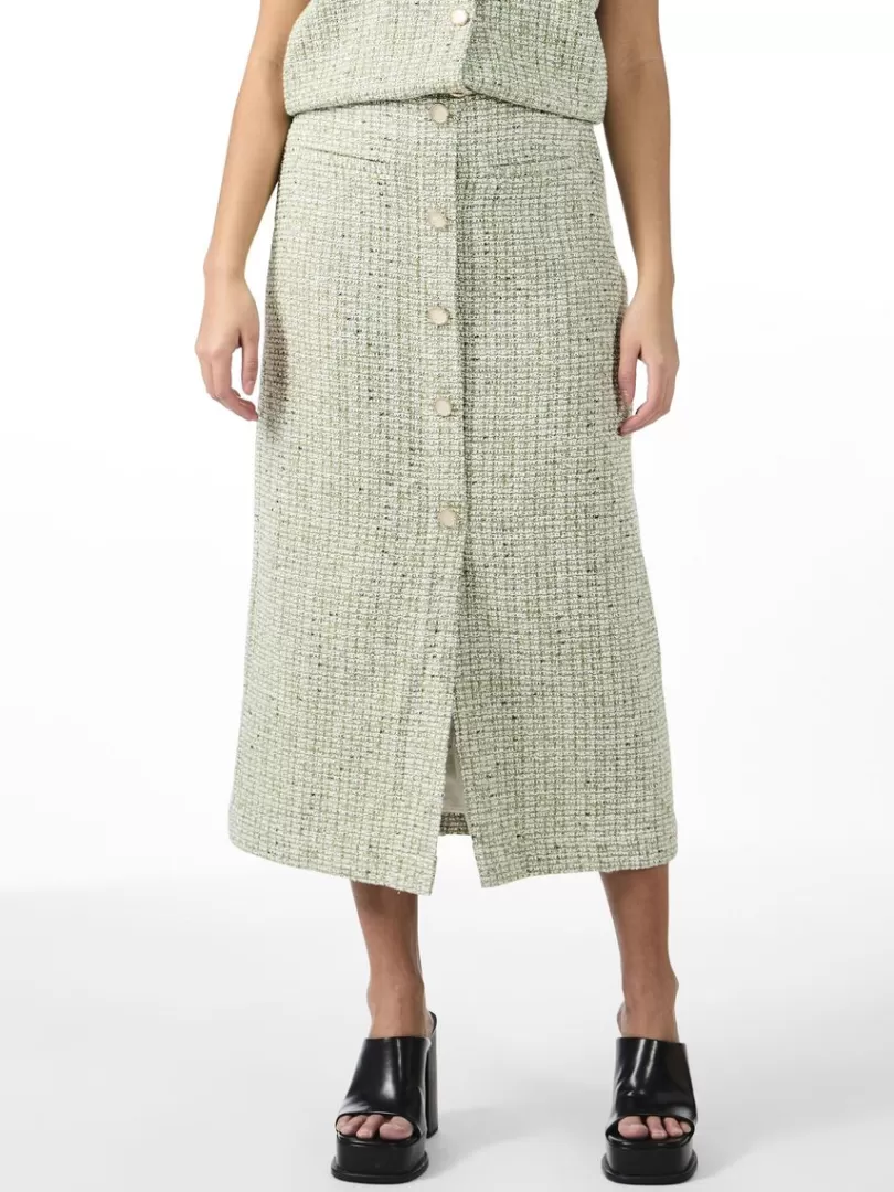 Skirts>Yas ASARA MIDI SKIRT Sage