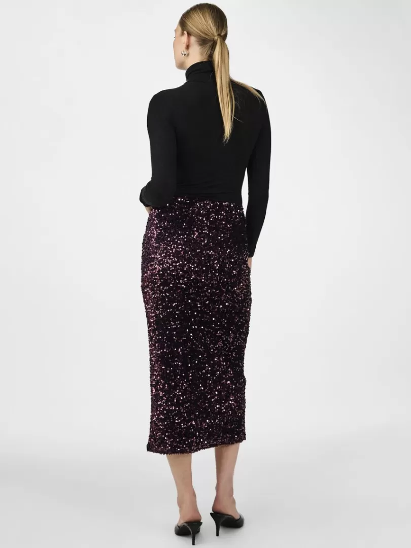 Skirts>Yas ATIVO MIDI SKIRT PlumPerfect