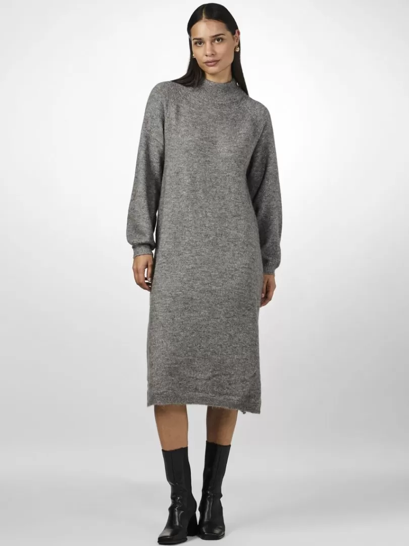 Knitwear | Dresses>Yas BALIS KNITTED DRESS MediumGreyMelange