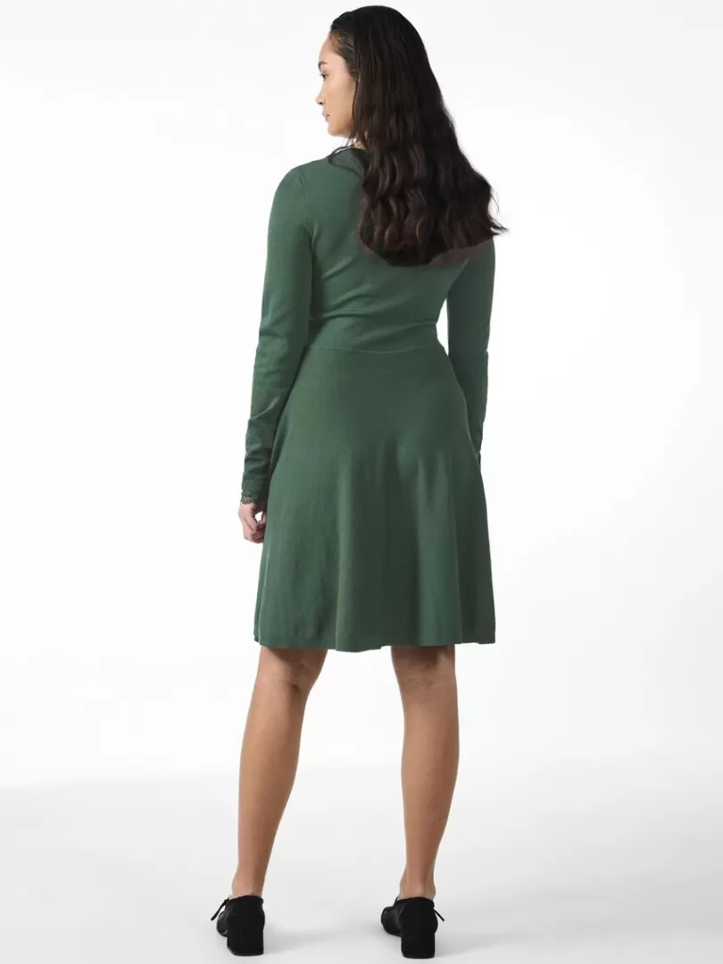 Knitwear | Dresses>Yas BECCO KNITTED DRESS Sycamore