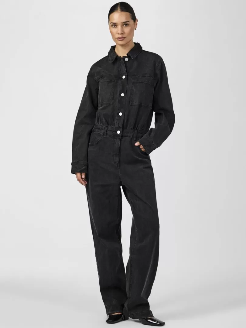 Trousers>Yas BERLE JUMPSUIT BlackDenim