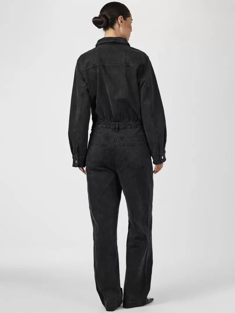 Trousers>Yas BERLE JUMPSUIT BlackDenim