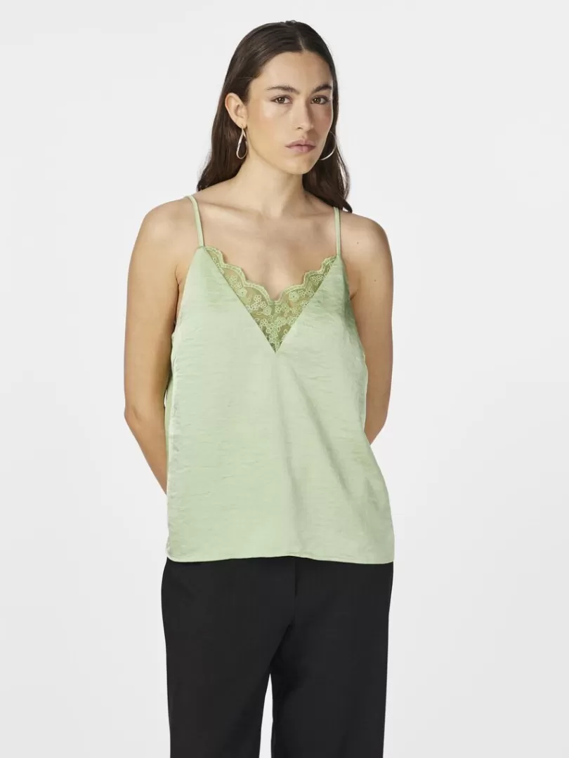 Tops & T-Shirts>Yas BERRY CAMISOLE SmokeGreen