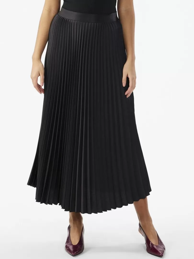 Skirts>Yas CELINE MIDI SKIRT Black