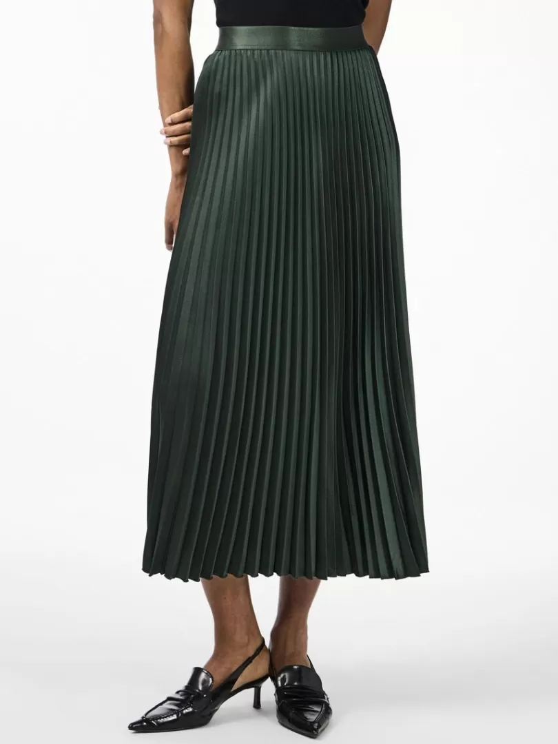 Skirts>Yas CELINE MIDI SKIRT Sycamore