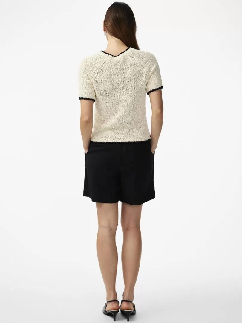 Knitwear | Tops & T-Shirts>Yas CHANEO KNITTED TOP Birch