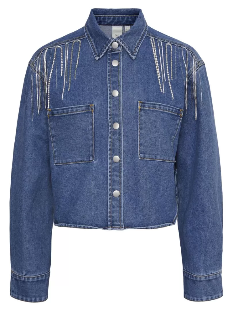 Outerwear>Yas CONNELLY DENIM JACKET MediumBlueDenim