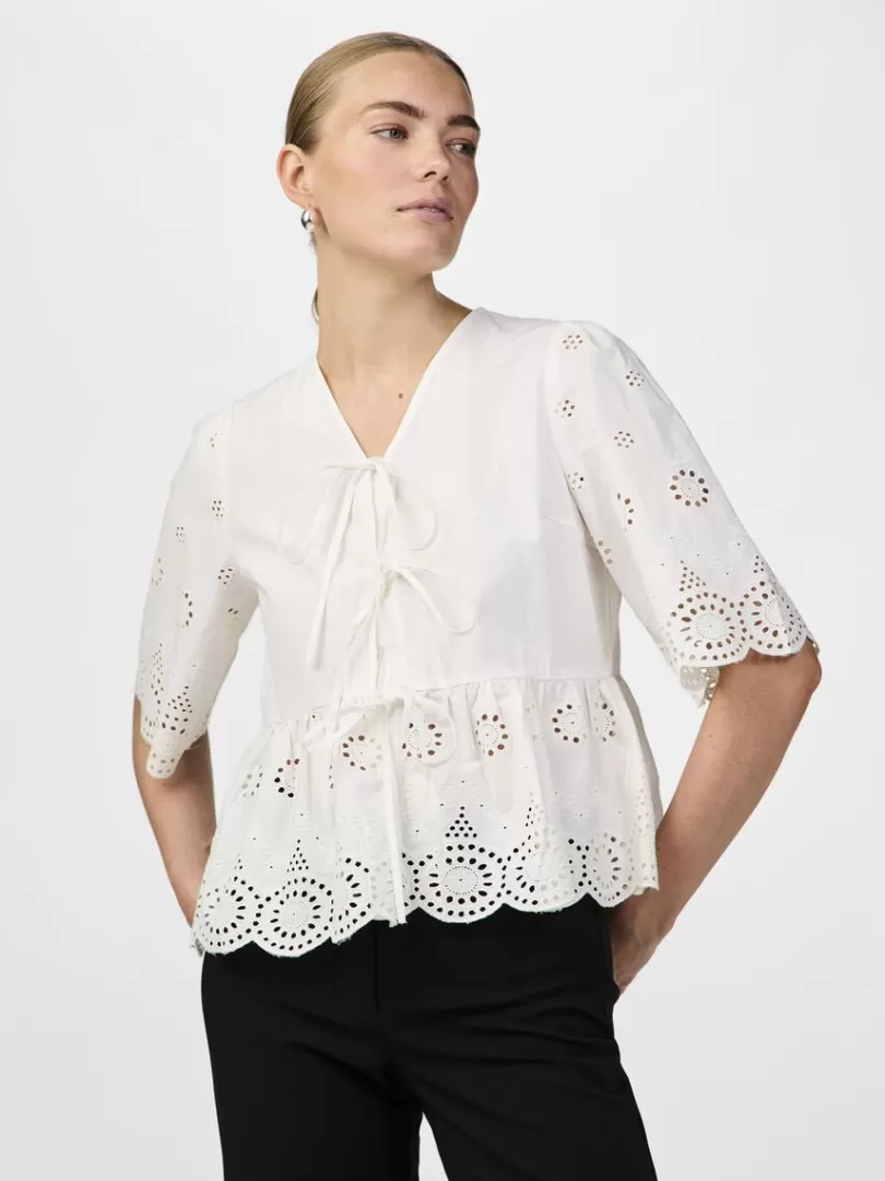 Tops & T-Shirts>Yas CORNELIA TOP StarWhite