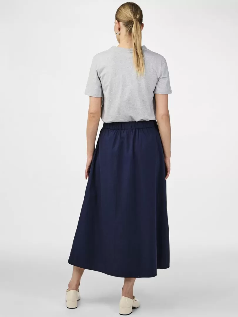 Skirts>Yas COTMA MIDI SKIRT NavyBlazer