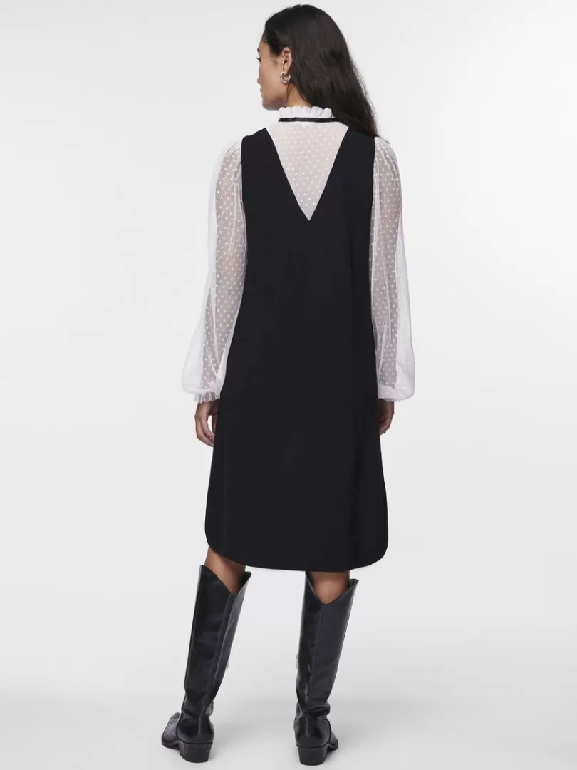 Knitwear | Dresses>Yas DANNIE KNITTED DRESS Black