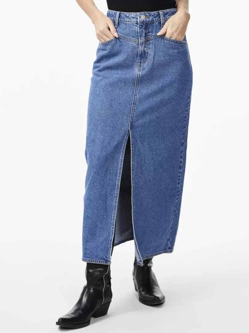 Skirts>Yas ETTY DENIM SKIRT MediumBlueDenim