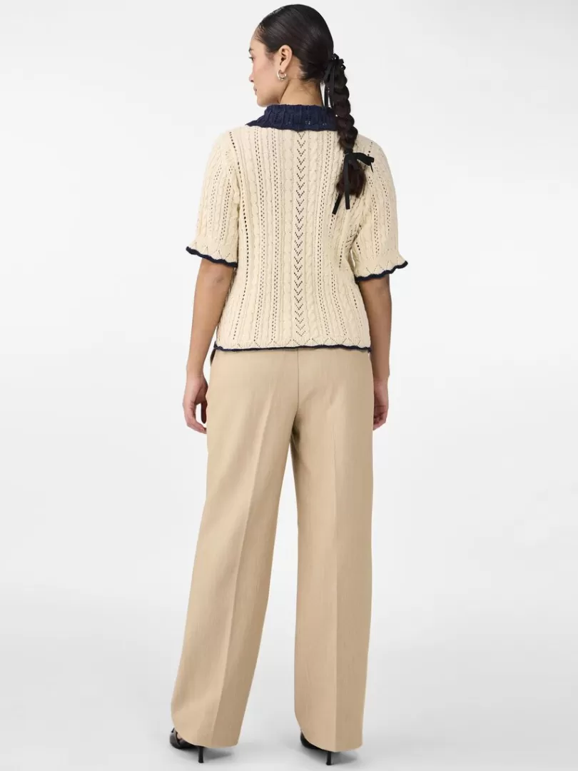 Knitwear>Yas EVIA KNITTED TOP Birch