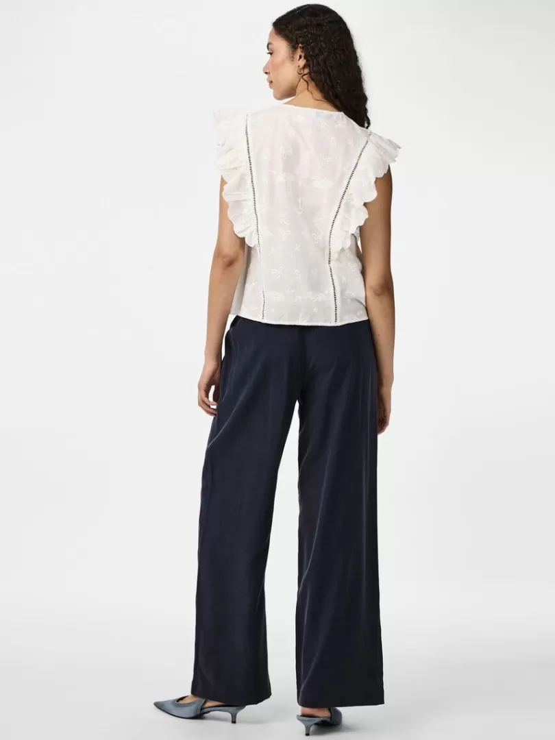 Tops & T-Shirts>Yas FELIRA SLEEVELESS TOP StarWhite