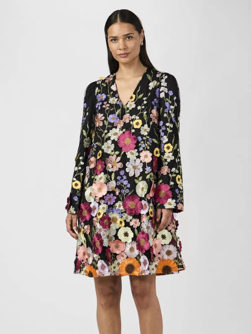 Dresses>Yas FLOWERING MINI DRESS Black