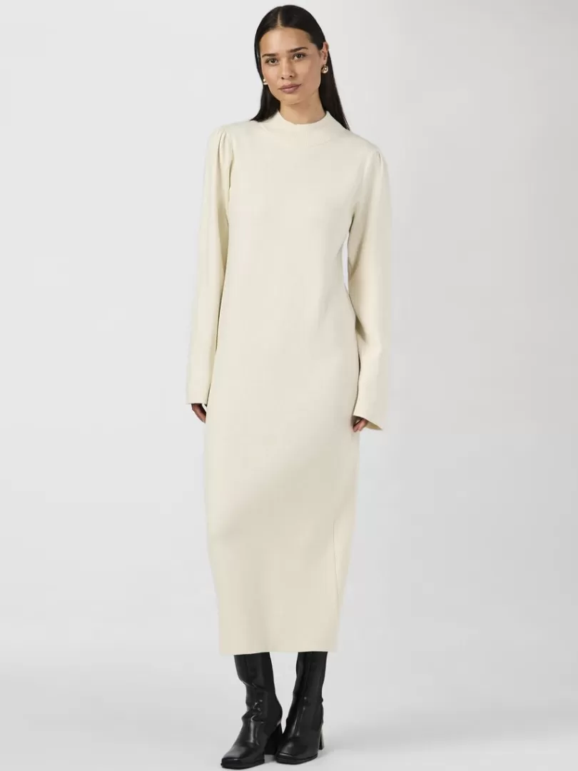 Knitwear | Dresses>Yas FONNY KNITTED DRESS Birch