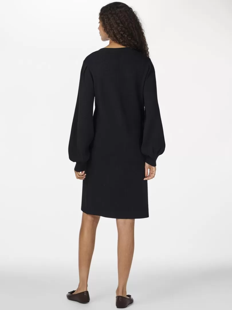 Knitwear | Dresses>Yas FONNY KNITTED DRESS Black