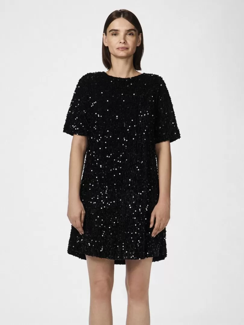 Dresses>Yas FUDSY MINI DRESS Black