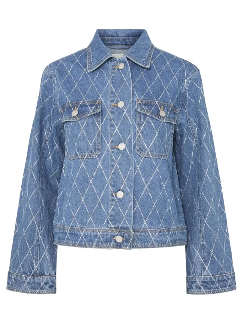 Outerwear>Yas HARLI DENIM JACKET MediumBlueDenim