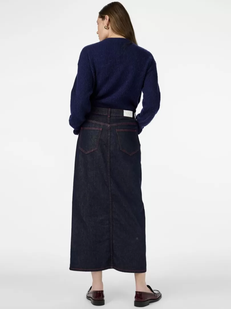 Skirts>Yas INDA DENIM SKIRT DarkBlueDenim