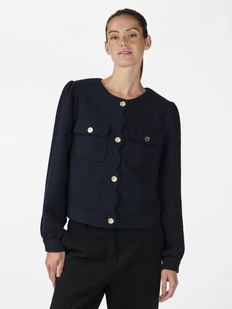 Outerwear | Blazers>Yas JOSEPHINE JACKET NavyBlazer