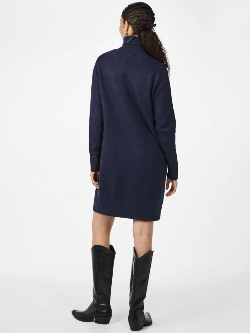 Knitwear | Dresses>Yas JUVA KNITTED DRESS NavyBlazer