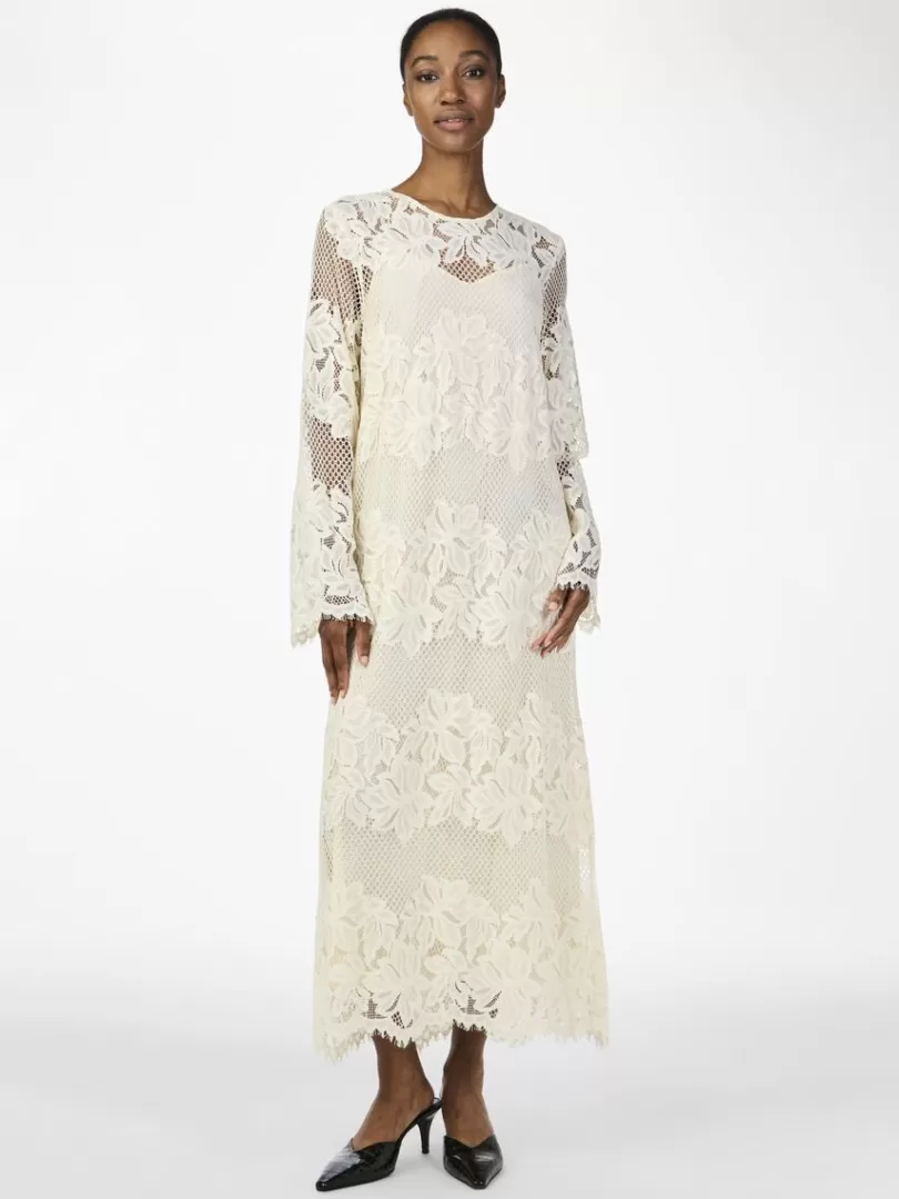 Dresses>Yas LACELY LACE DRESS Gardenia