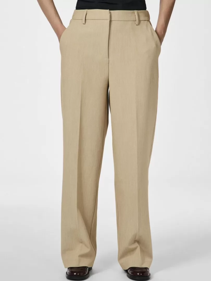 Trousers>Yas LIKKA WIDE-LEG TROUSERS Nomad