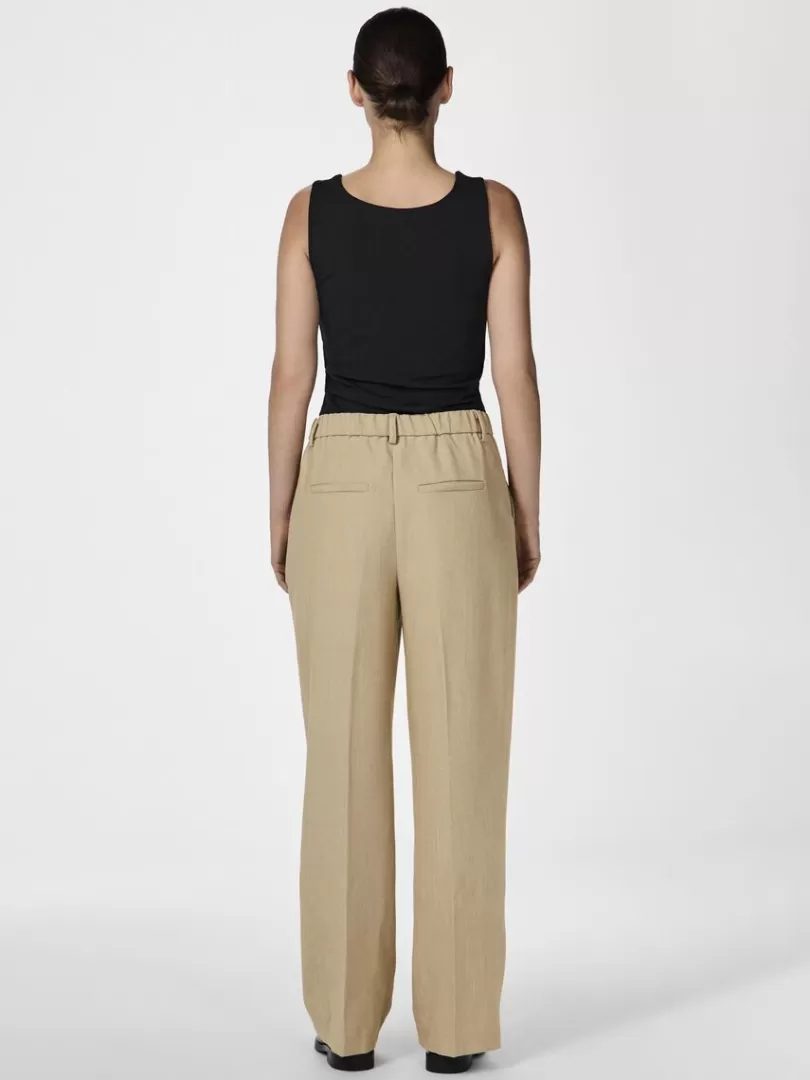 Trousers>Yas LIKKA WIDE-LEG TROUSERS Nomad