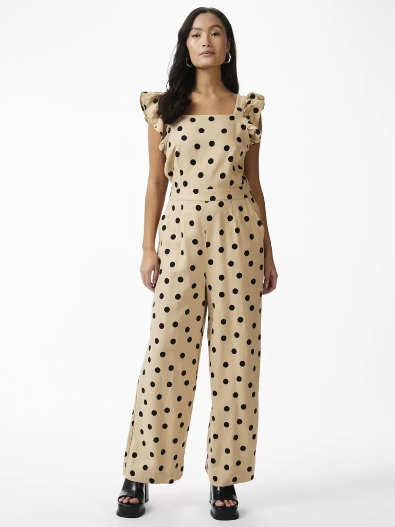 Trousers>Yas LINE JUMPSUIT GingerRoot