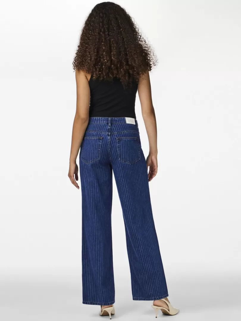 Trousers>Yas LOMIRA WIDE FIT JEANS MediumBlueDenim