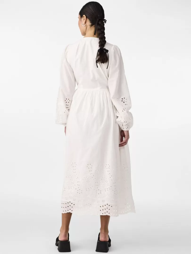 Dresses>Yas LUMA WRAP DRESS StarWhite