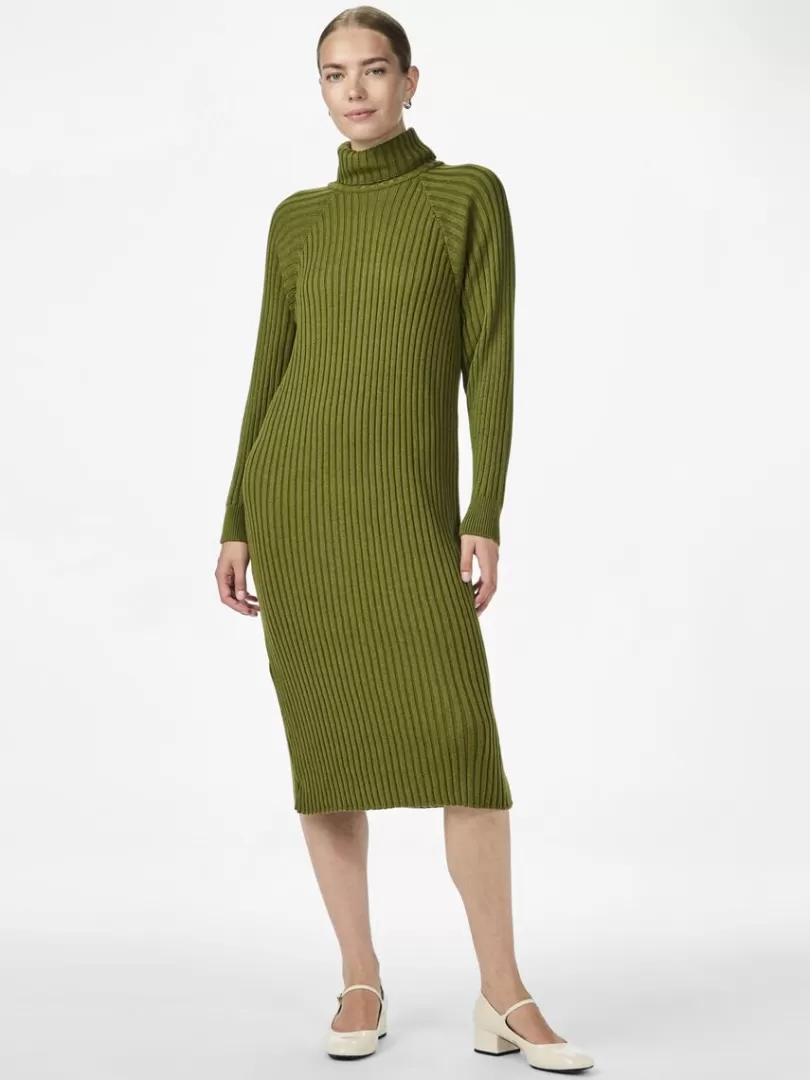 Knitwear | Dresses>Yas MAVI KNITTED DRESS OliveBranch