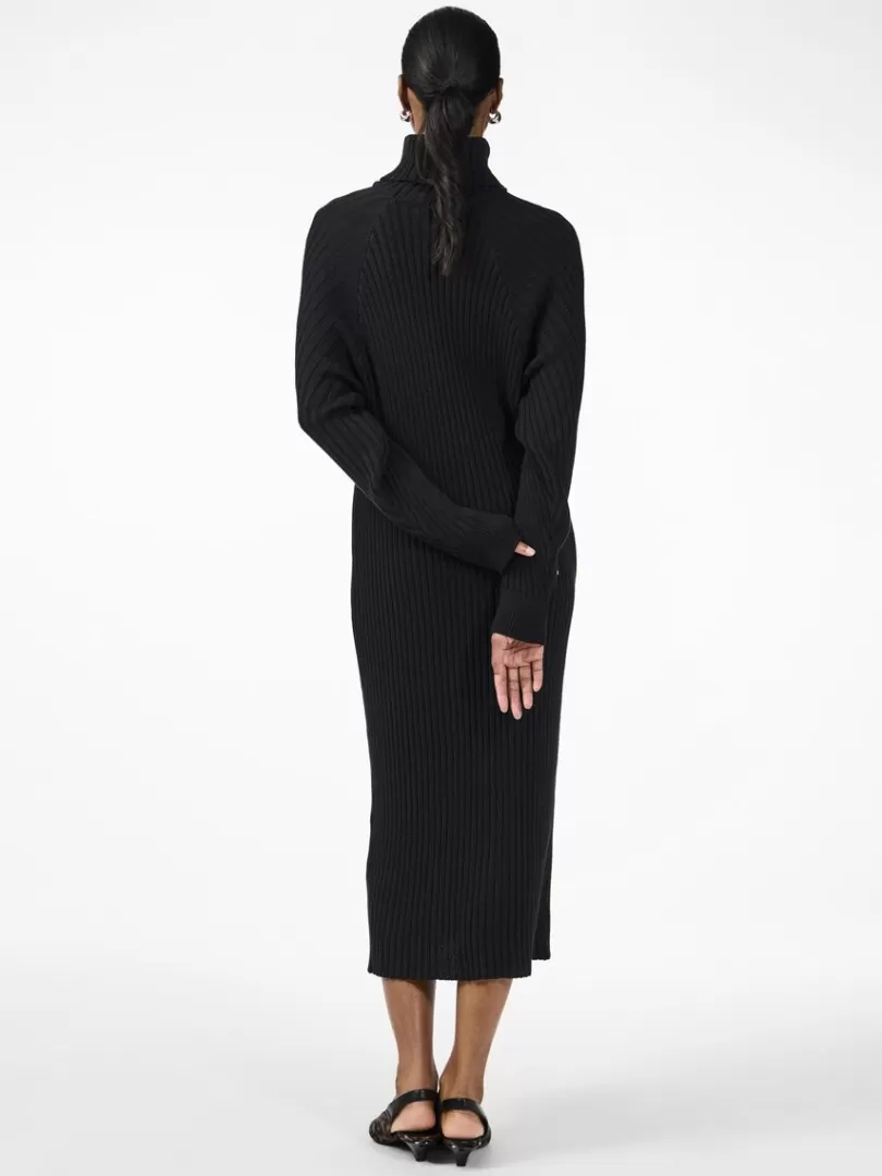 Knitwear | Dresses>Yas MAVI KNITTED DRESS Black