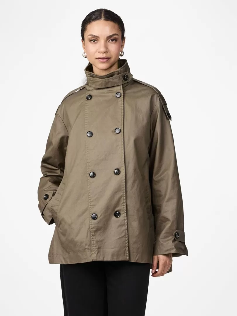 Outerwear>Yas PARK PARKA COAT Capers