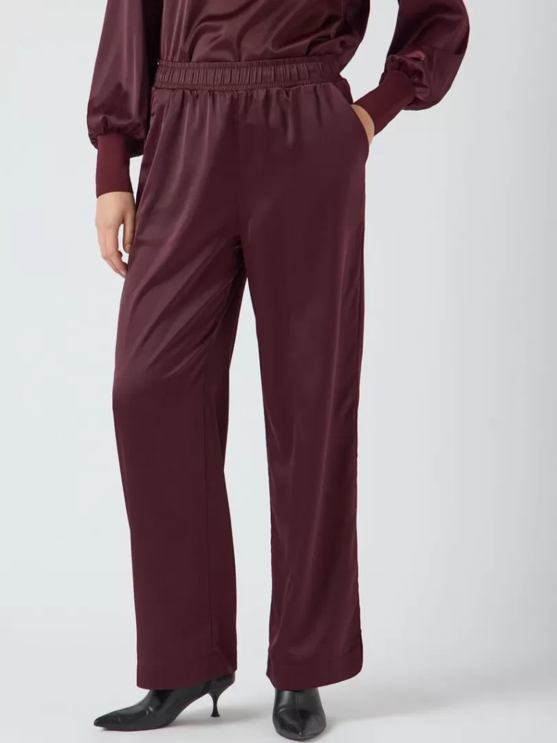 Trousers>Yas PELANA HIGH WAISTED TROUSERS DecadentChocolate