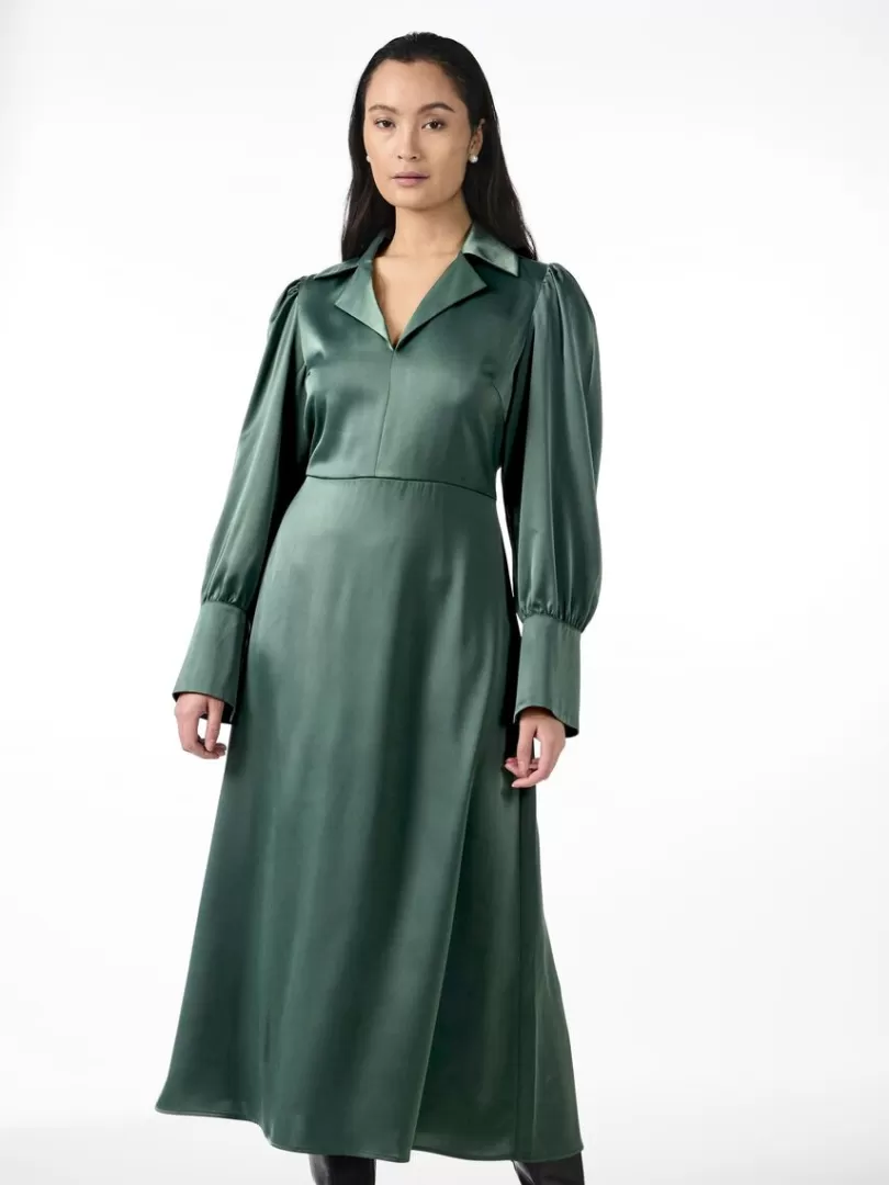 Dresses>Yas PELLA MIDI DRESS Sycamore