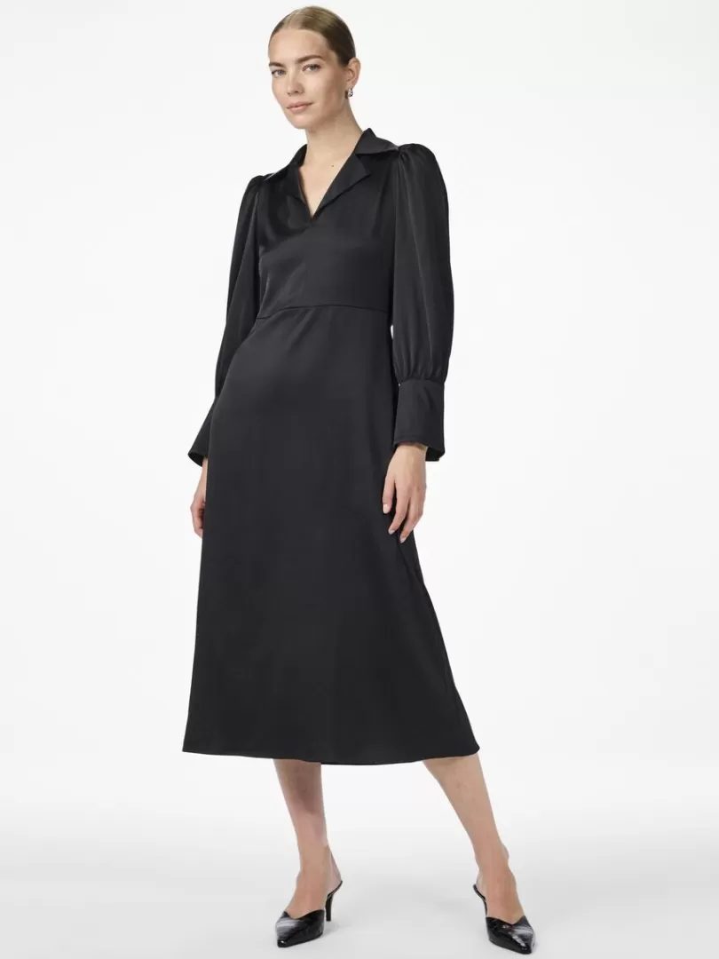 Dresses>Yas PELLA MIDI DRESS Black