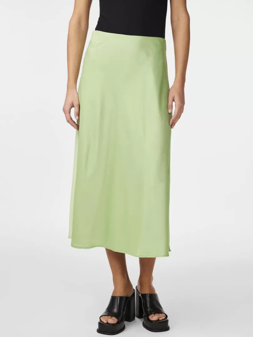 Skirts>Yas PELLA MIDI SKIRT QuietGreen