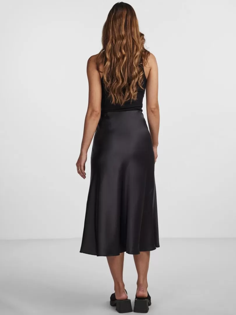 Skirts>Yas PELLA MIDI SKIRT Black