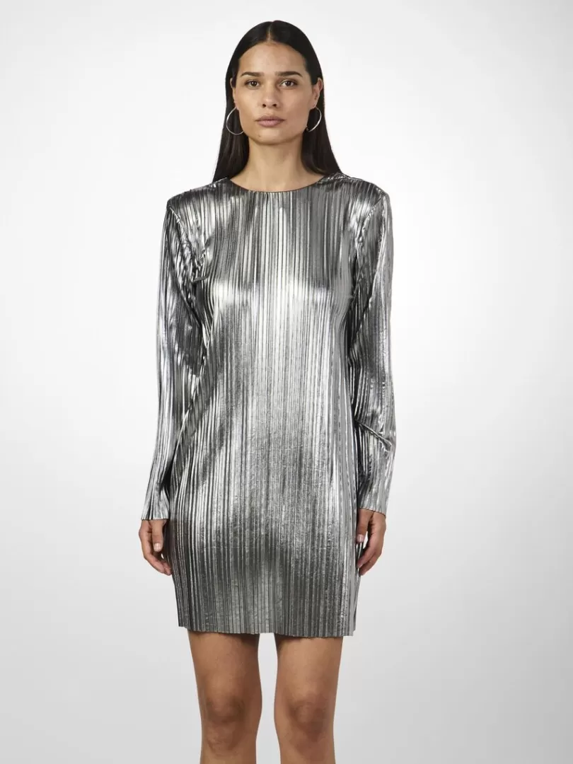 Dresses>Yas REGINA MINI DRESS Silver