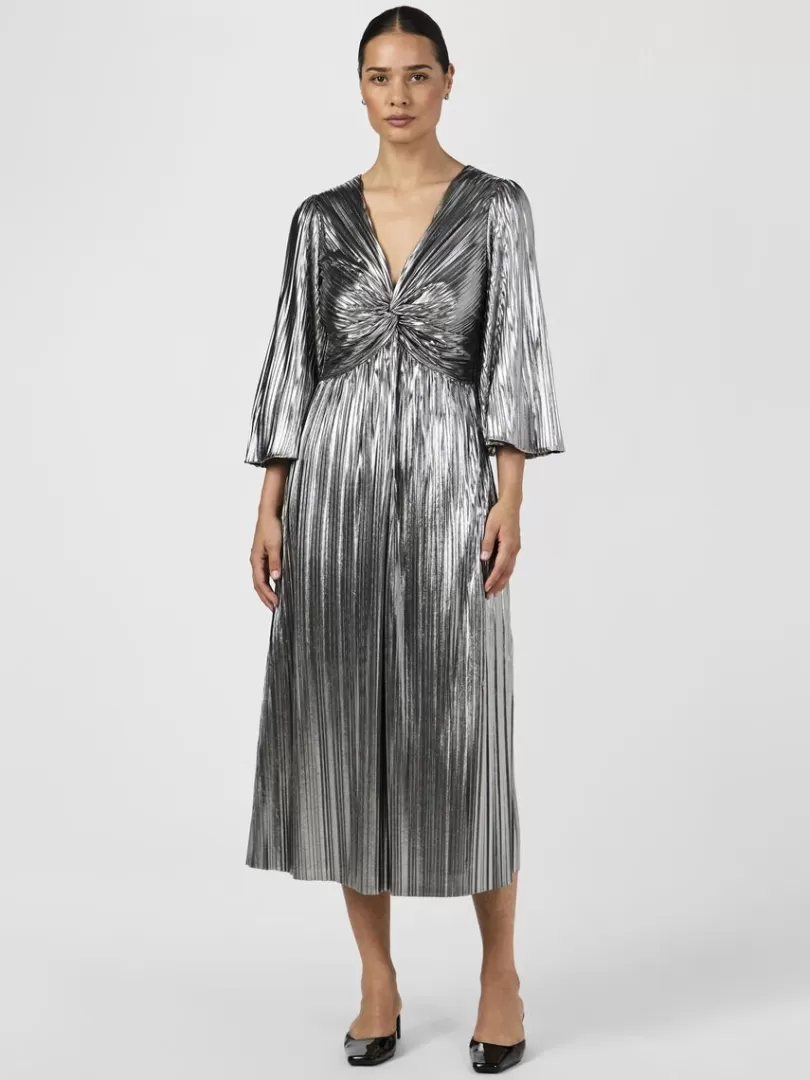 Dresses>Yas REGINA MIDI DRESS Silver