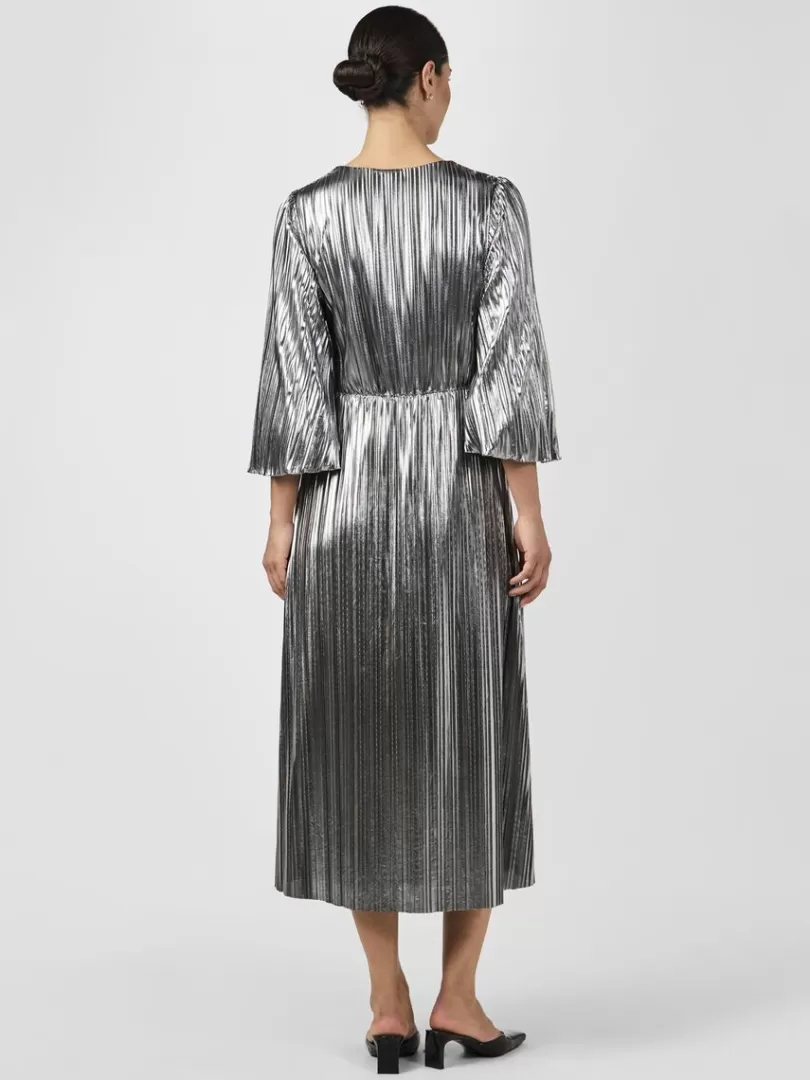 Dresses>Yas REGINA MIDI DRESS Silver