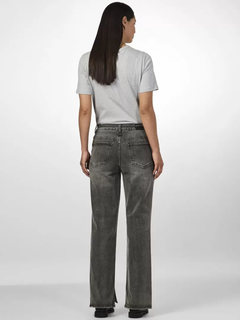 Trousers>Yas RINA JEANS GreyMelange