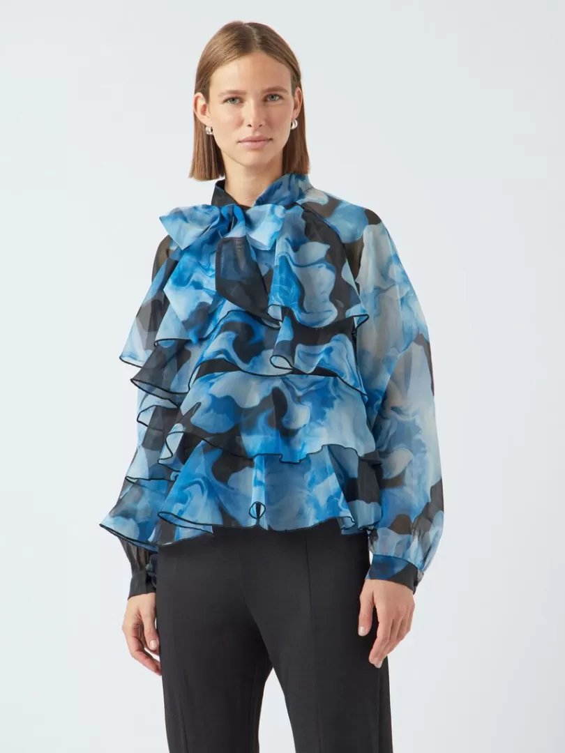 Tops & T-Shirts>Yas ROMINA BLOUSE MethylBlue