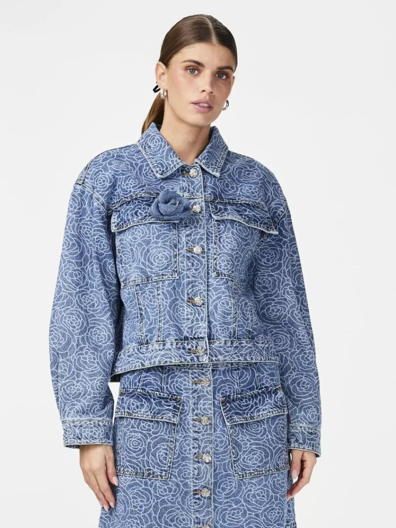 Outerwear>Yas ROSALYN DENIM JACKET MediumBlueDenim