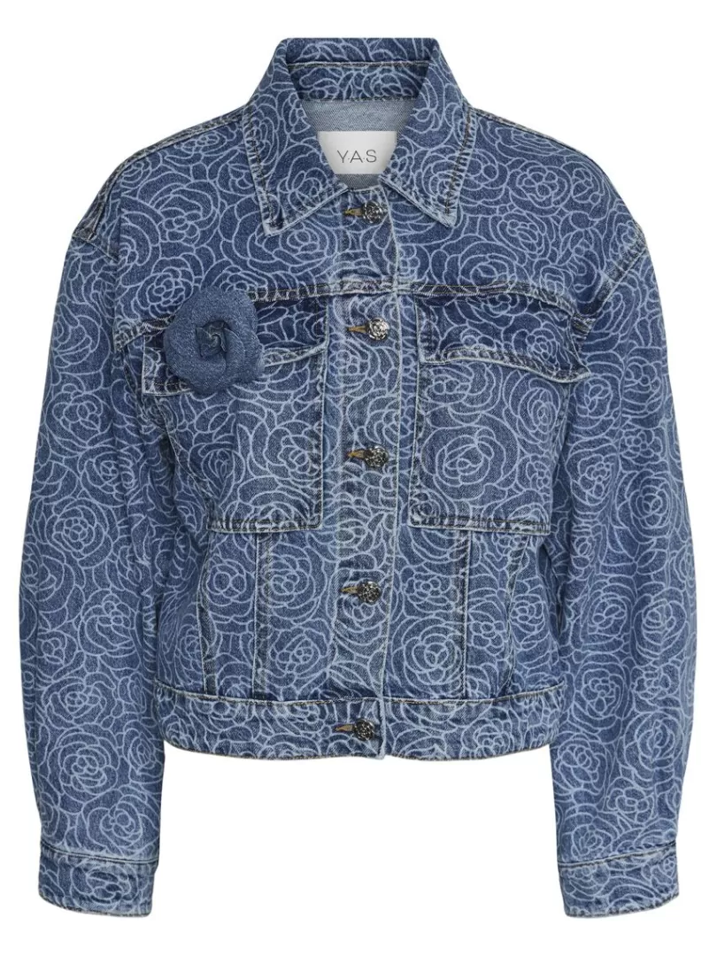 Outerwear>Yas ROSALYN DENIM JACKET MediumBlueDenim