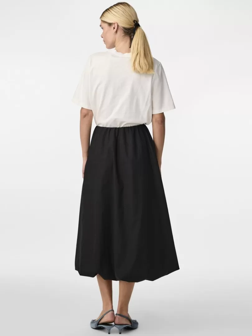 Skirts>Yas SASCHA MIDI SKIRT Black